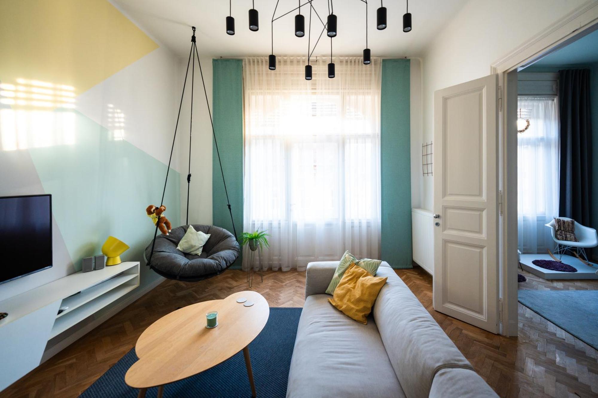 Modern, Design Lakas A Margit-sziget Mellett Apartment