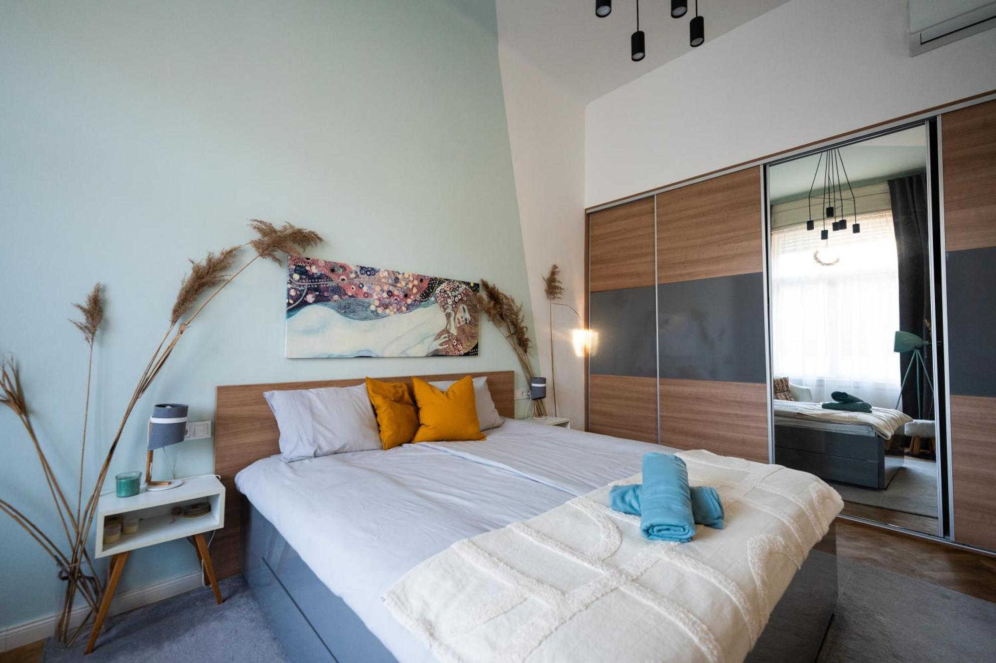 Apartment Modern, Design Lakas A Margit-sziget Mellett *